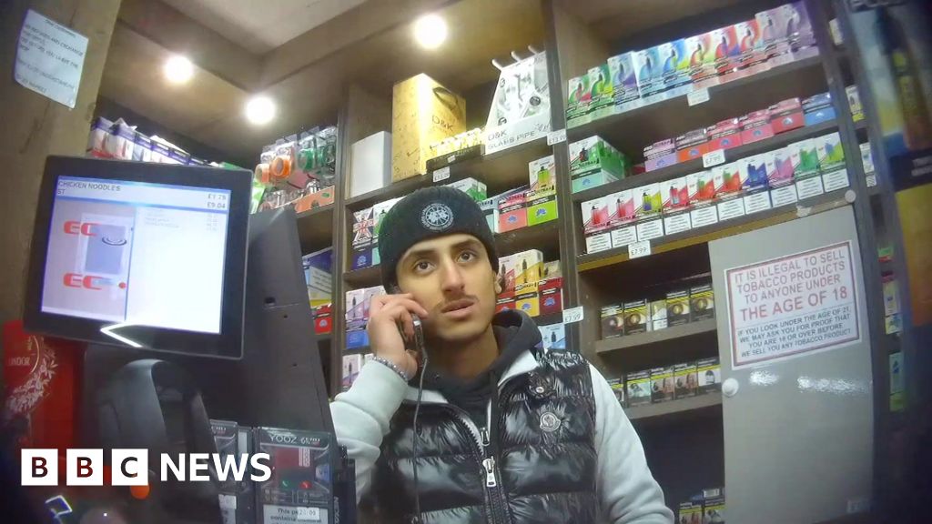 Man selling drugs at High Street mini-mart confronted by BBC