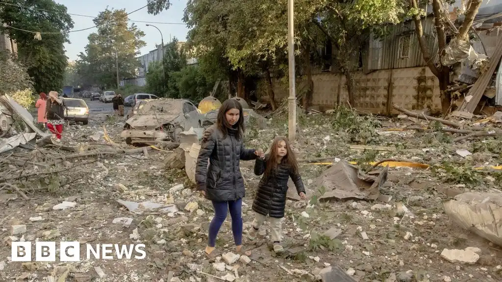 Massive Russian attack on cities across Ukraine kills at least 16 people