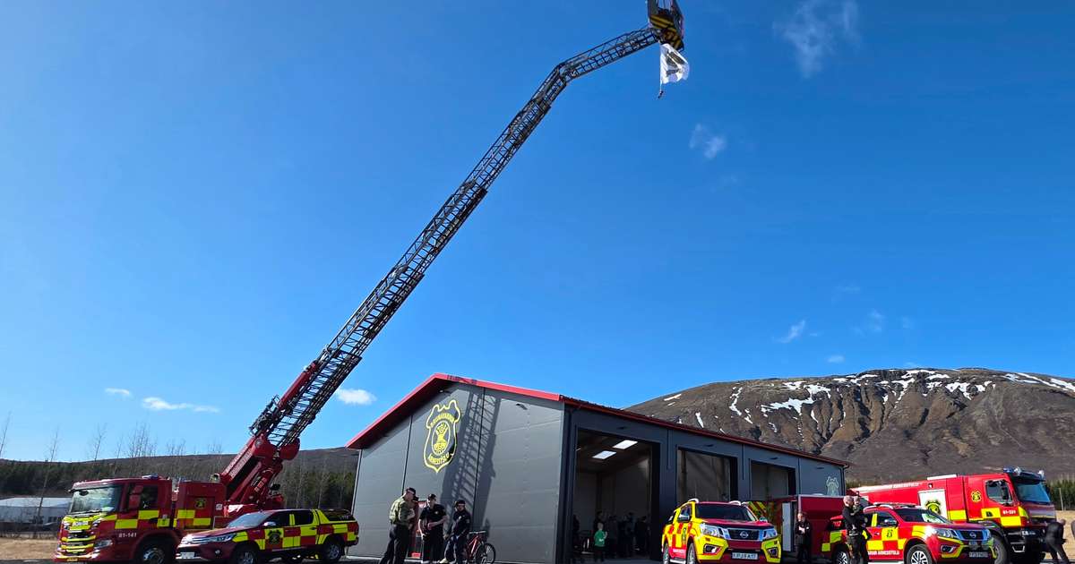 Mikil ánægja með opnun nýrrar slökkviliðsstöðvar á Laugarvatni