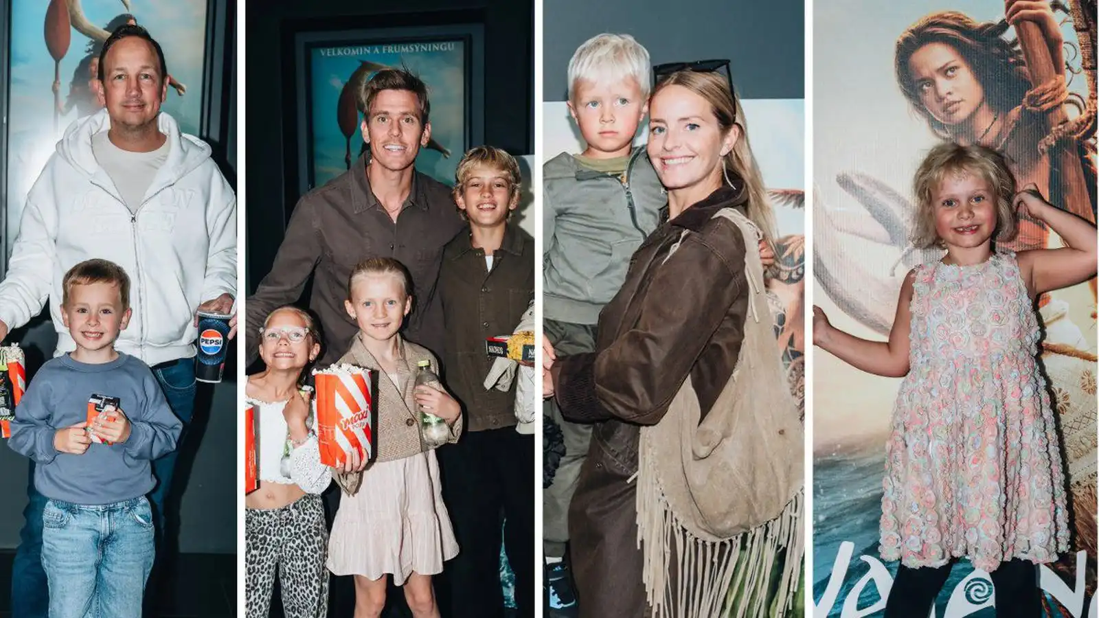 Mikil gleði á glæsi­legri frum­sýningu Disney Vaiana í Sambíóunum Egils­höll - Vísir