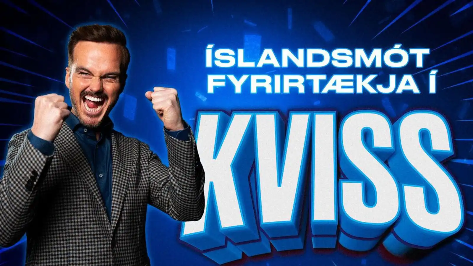 Mikil þátt­taka í Ís­landsmóti fyrir­tækja í Kviss - Vísir