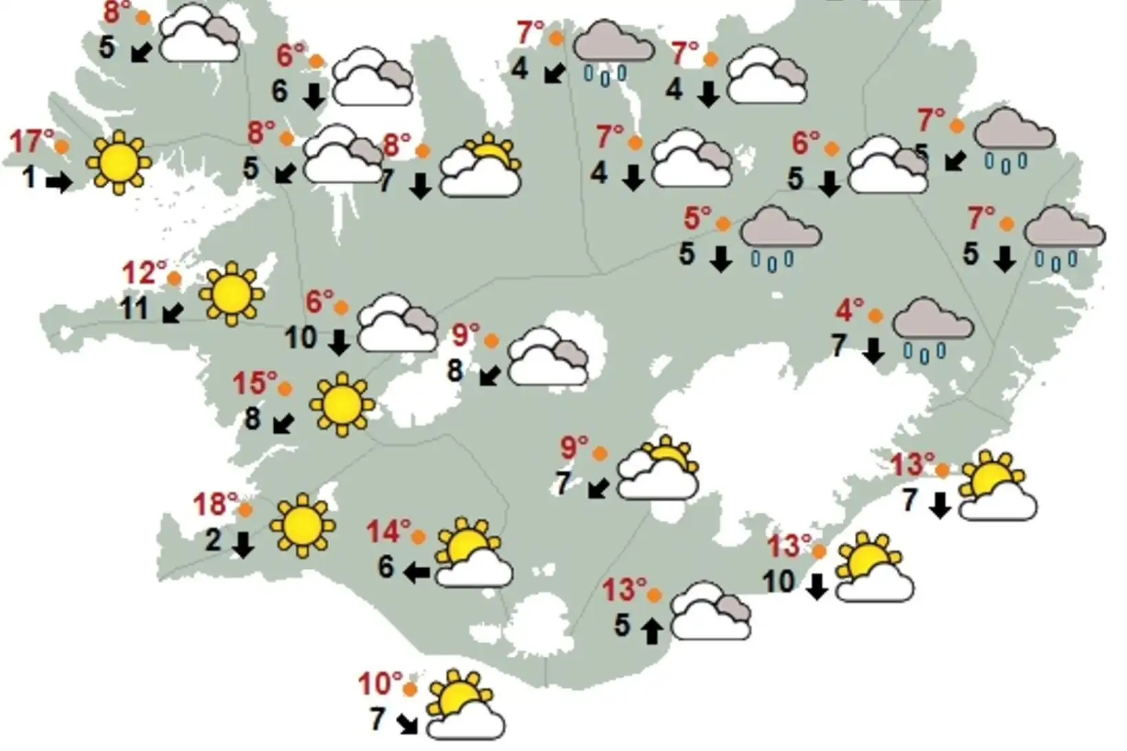 Möguleiki á 20 stiga hita - MBL.IS