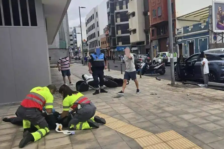 Motorcyclist seriously injured after collision in Gran Canaria