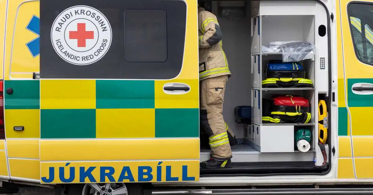 Mótorhjólaslys í Hafnarfirði