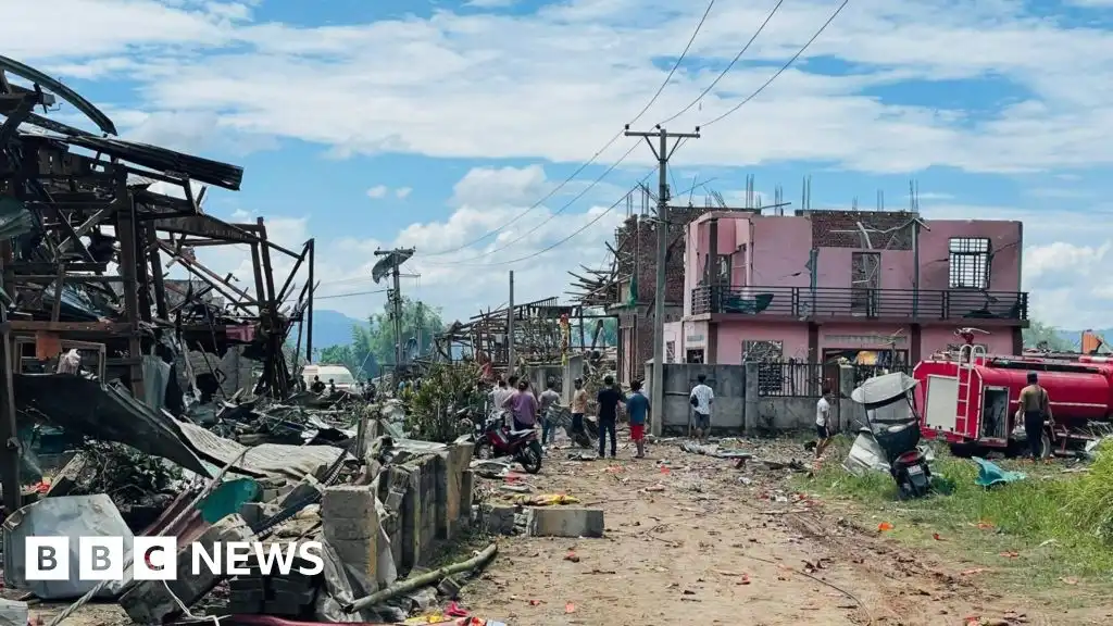Myanmar: Huge blast kills dozens in village in rebel-held region