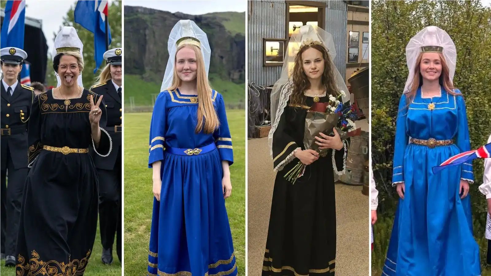 Myndaveisla: Þær voru fjallkonur um land allt í ár - Vísir