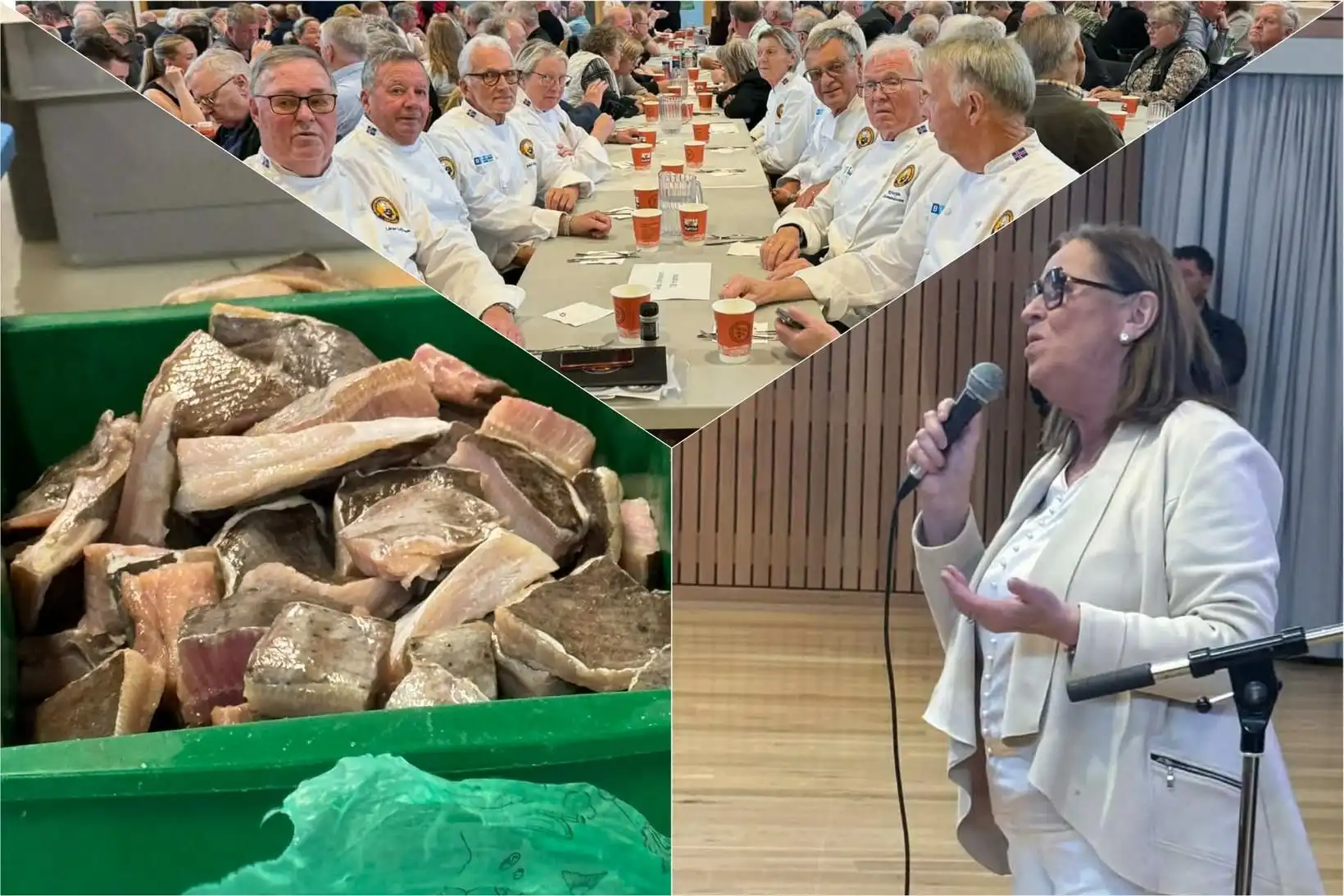 Myndskeið: Inga tók lagið á Skötumessu - MBL.IS