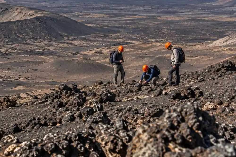 NASA astronauts land in Lanzarote to train for moon and mars missions