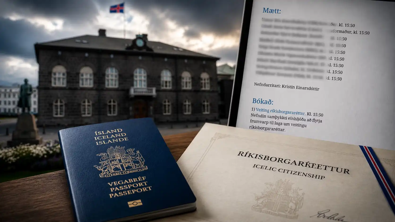 Nefndin sem mælti með ríkisborgararétti hans – nú er hann ákærður í Dettifossmálinu