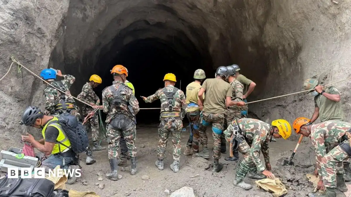 Nepal rescuers blast hillside in search of hydropower workers as families wait anxiously