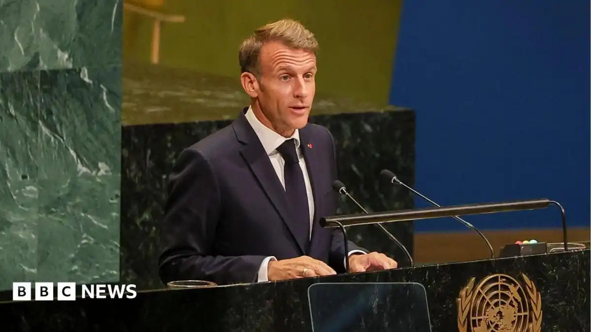 Netanyahu calls Macron's West Bank comments in UN speech 'grotesque'