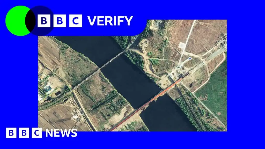 New bridge linking allies North Korea and Russia nearly complete