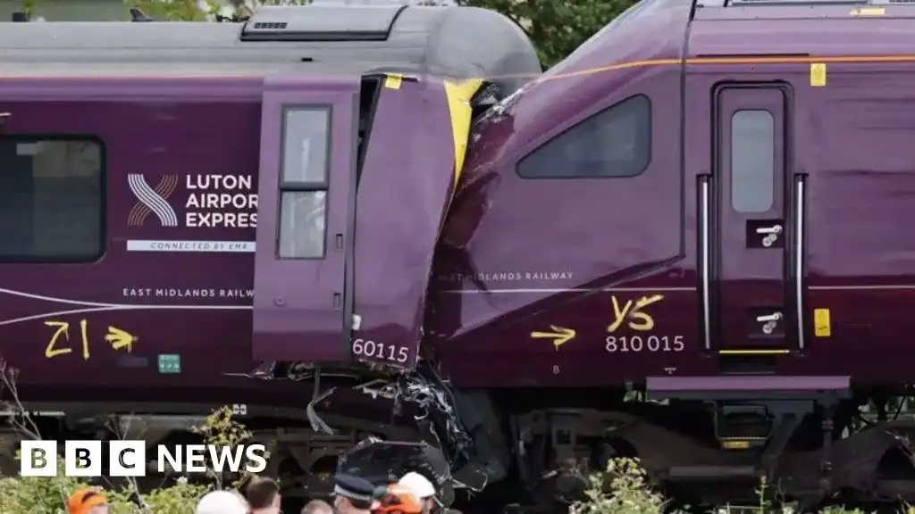 Nine people critically injured in fatal Bedford train crash