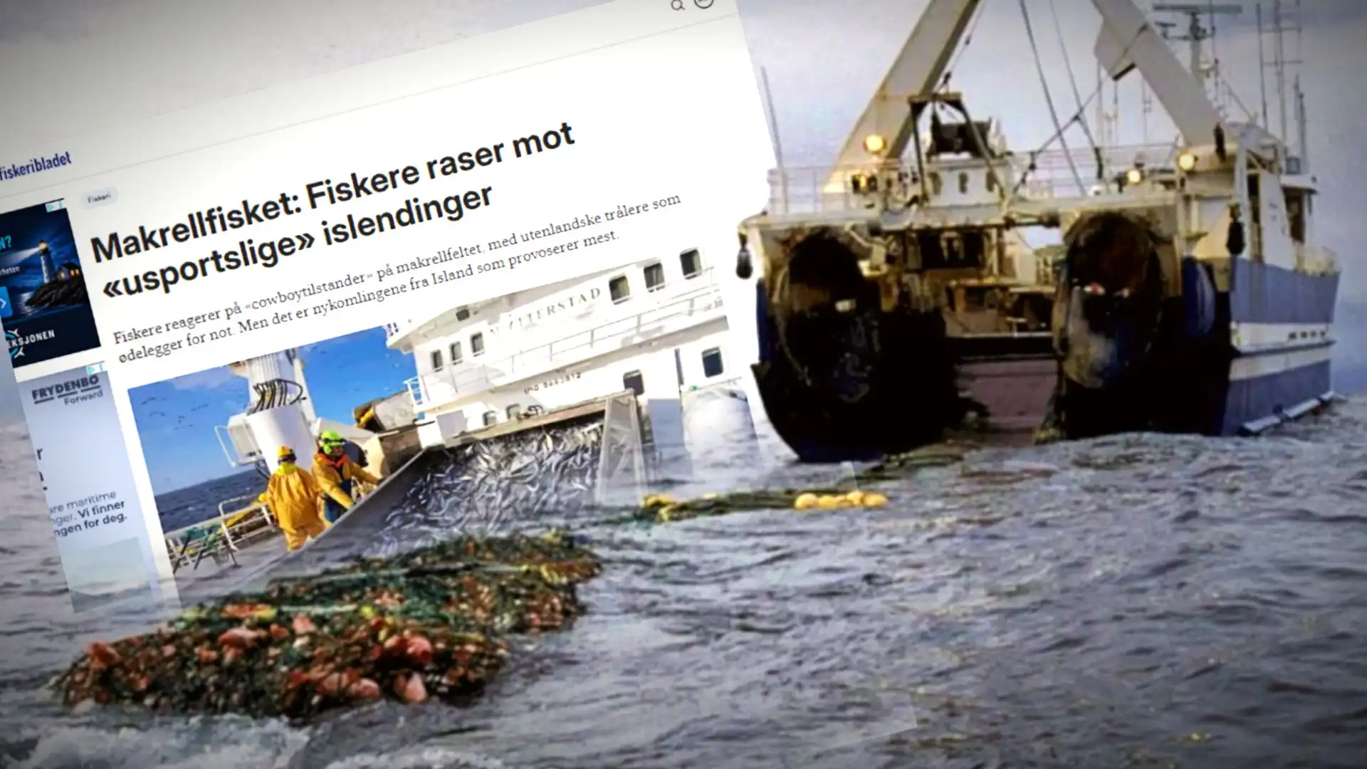 Norskir sjómenn brjálaðir út í þá íslensku og saka þá um „óíþróttamannslega framkomu“
