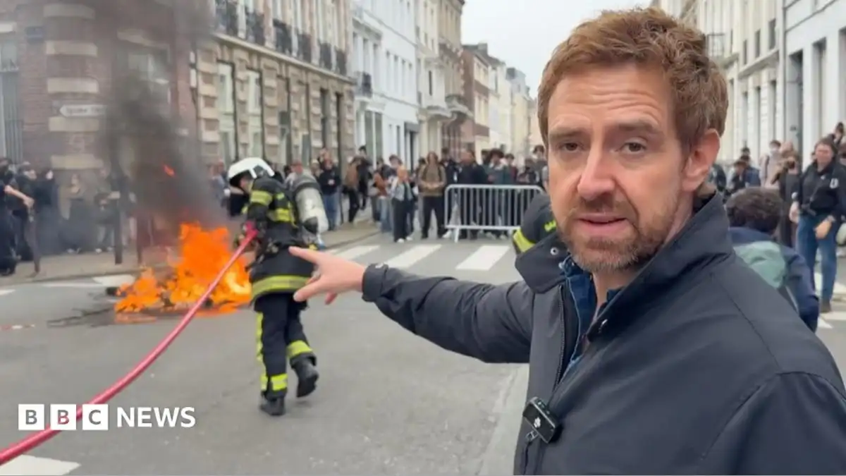 Northern France: At the scene of protests on the streets of Lille