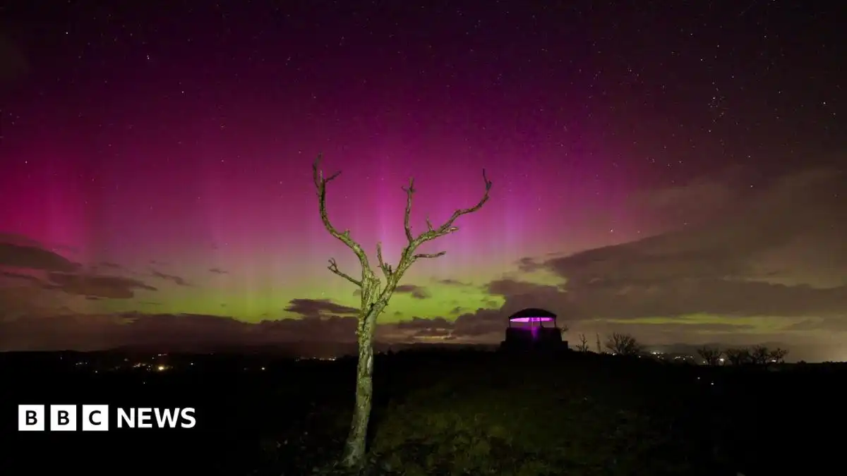 Northern Lights dazzles skies across the UK