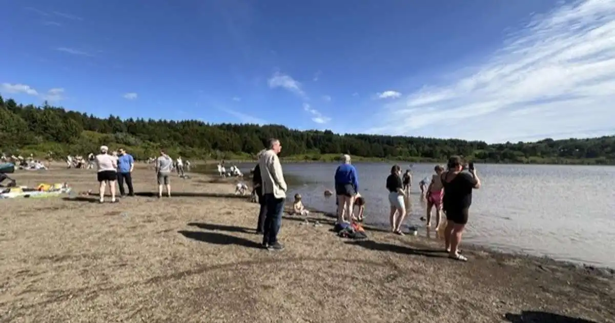 Nutu sólar og sílaveiða við Hvaleyrarvatn