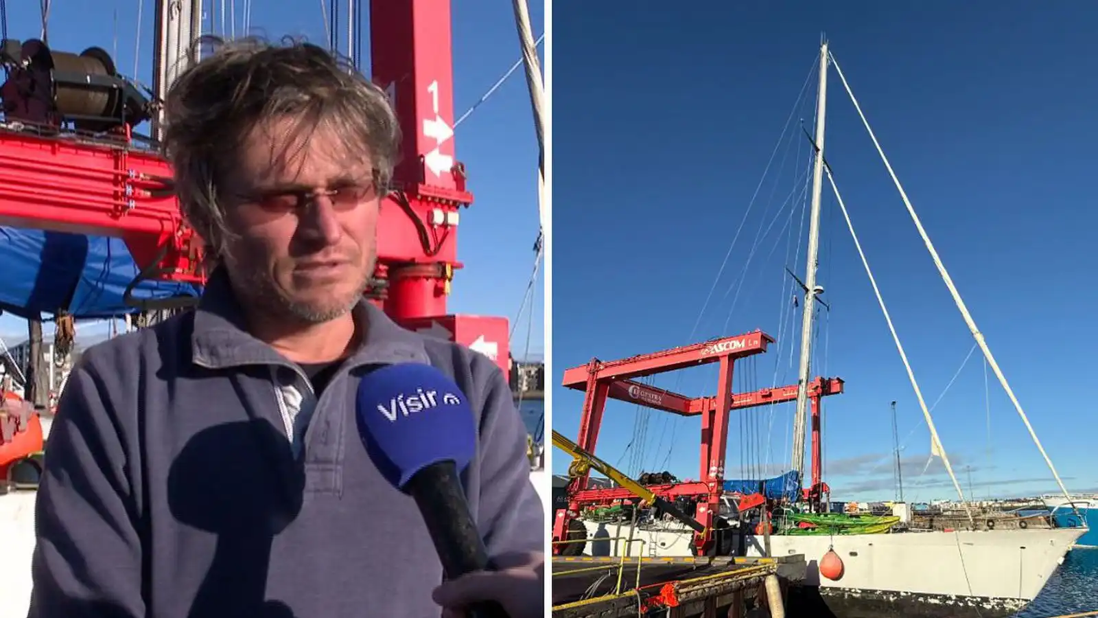 Öldurnar til trafala þegar skútan bilaði á versta tíma - Vísir