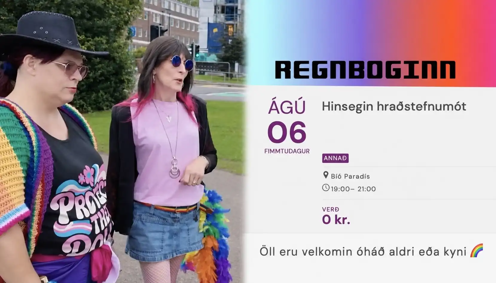 „Öll velkomin óháð aldri“ á hinsegin hraðstefnumót – áhyggjur af því að börnum og fullorðnum verði blandað saman