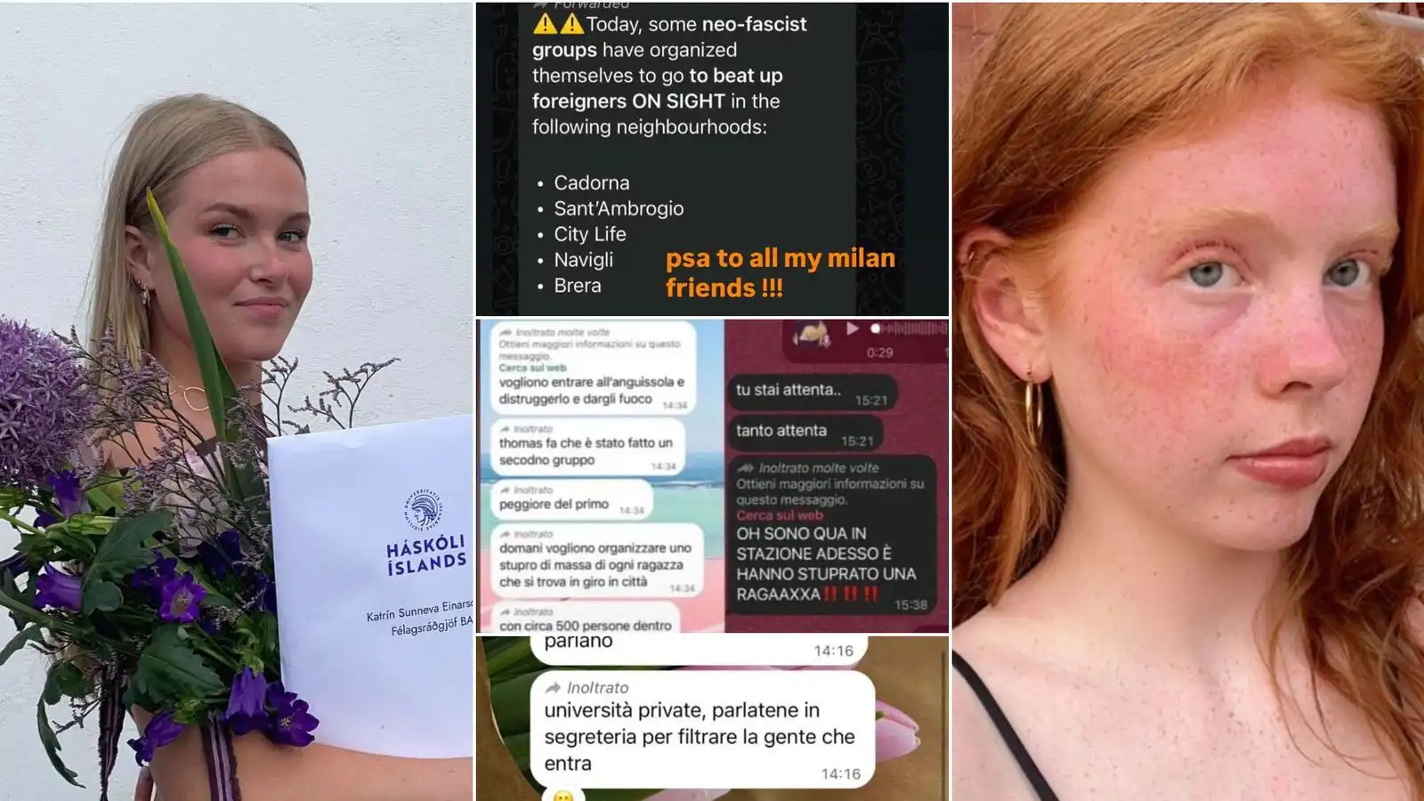 Orðrómar valda ugg og ótta í Mílanó: „Það eru allir frekar hræddir“ - Vísir