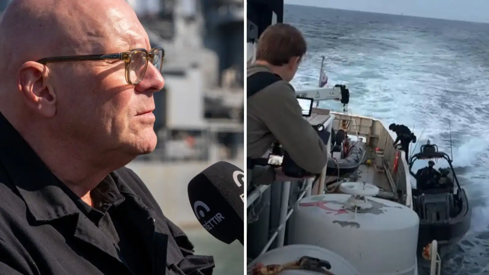 Ó­trú­leg eftir­för: „Lyginni líkast að sjá það á fullri ferð úti á ballarhafi“ - Vísir