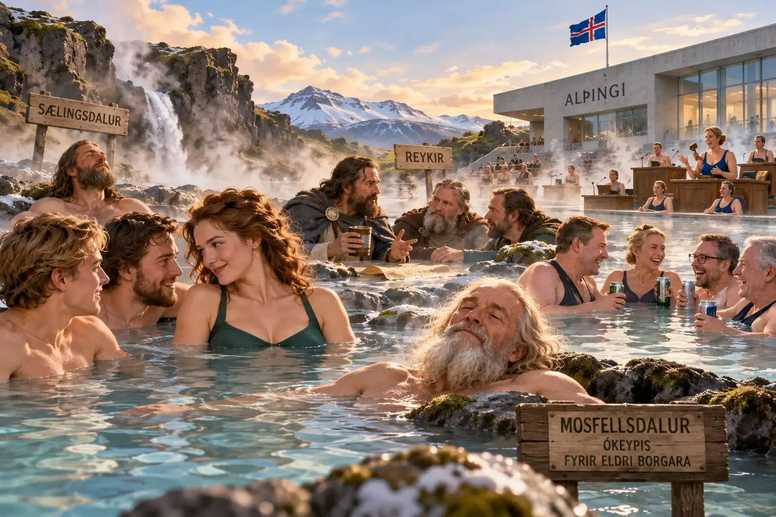 Óttar Guðmundsson skrifar: Þingmenn fara í bað