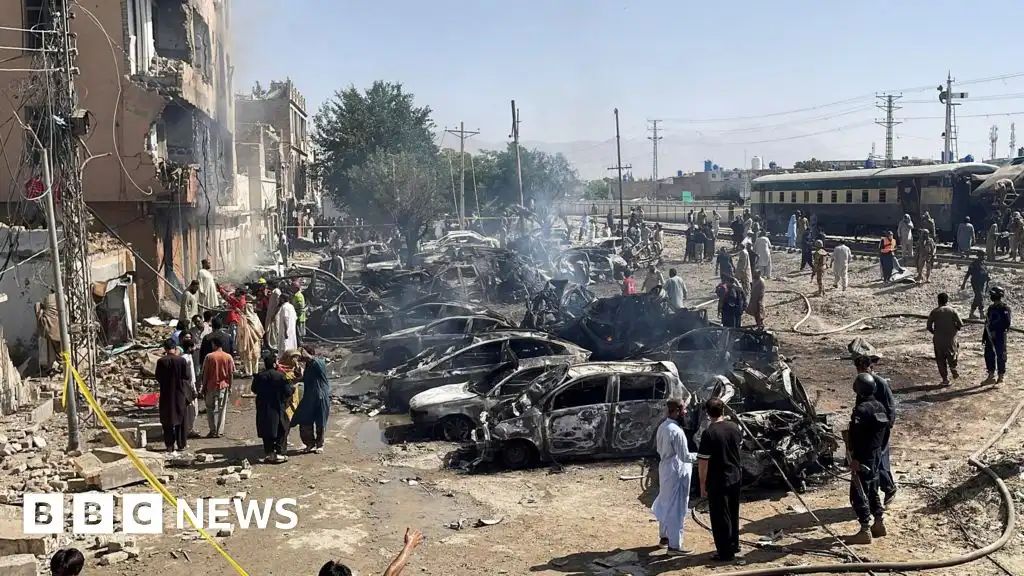 Pakistan: Blast targeting train kills at least 20 in Balochistan