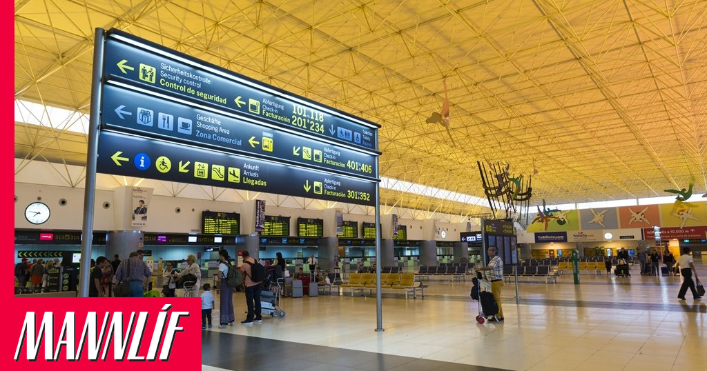 Par sett í lífstíðarbann eftir atvik í Kanaríflugi