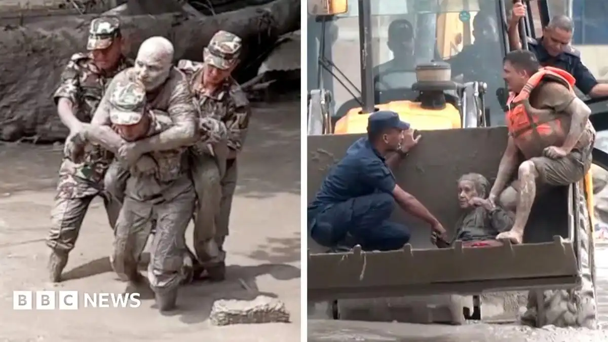 People pulled from mud in Nepal after deadly flash floods