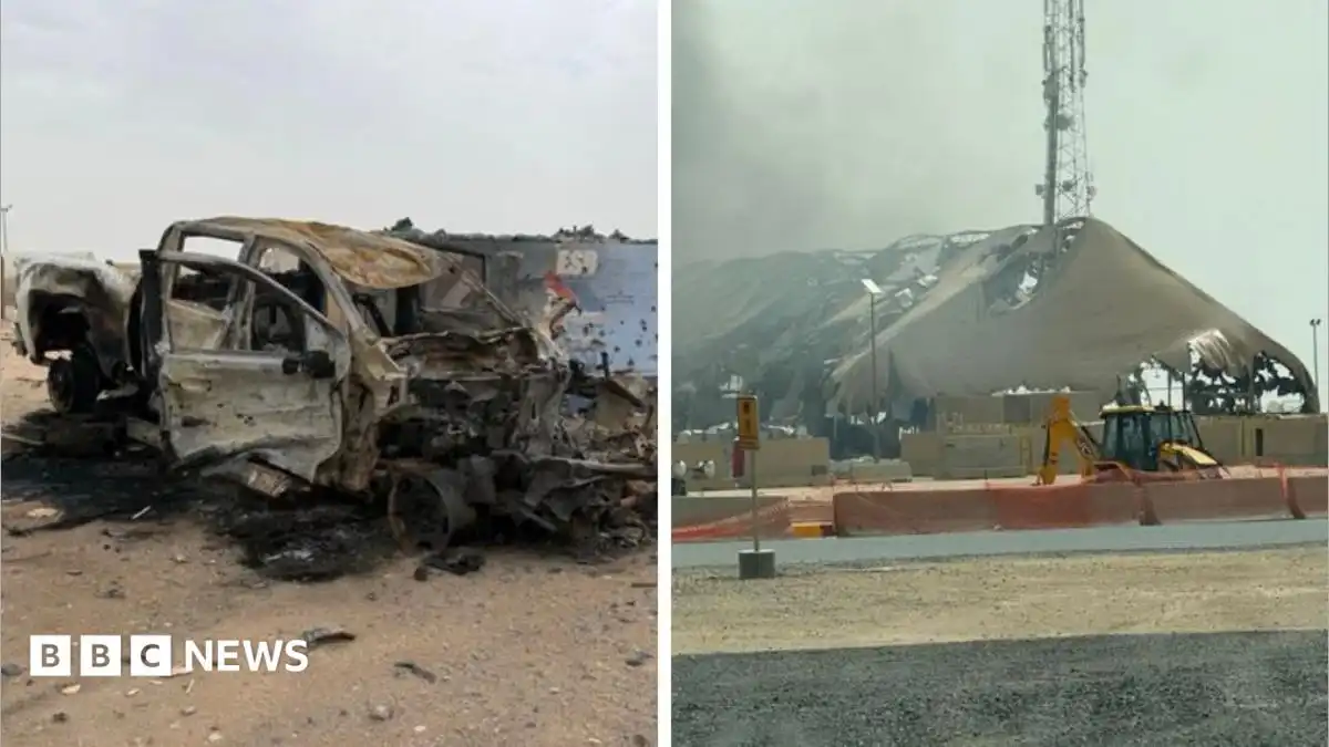 Photos show widespread damage at US sites from Iranian attacks