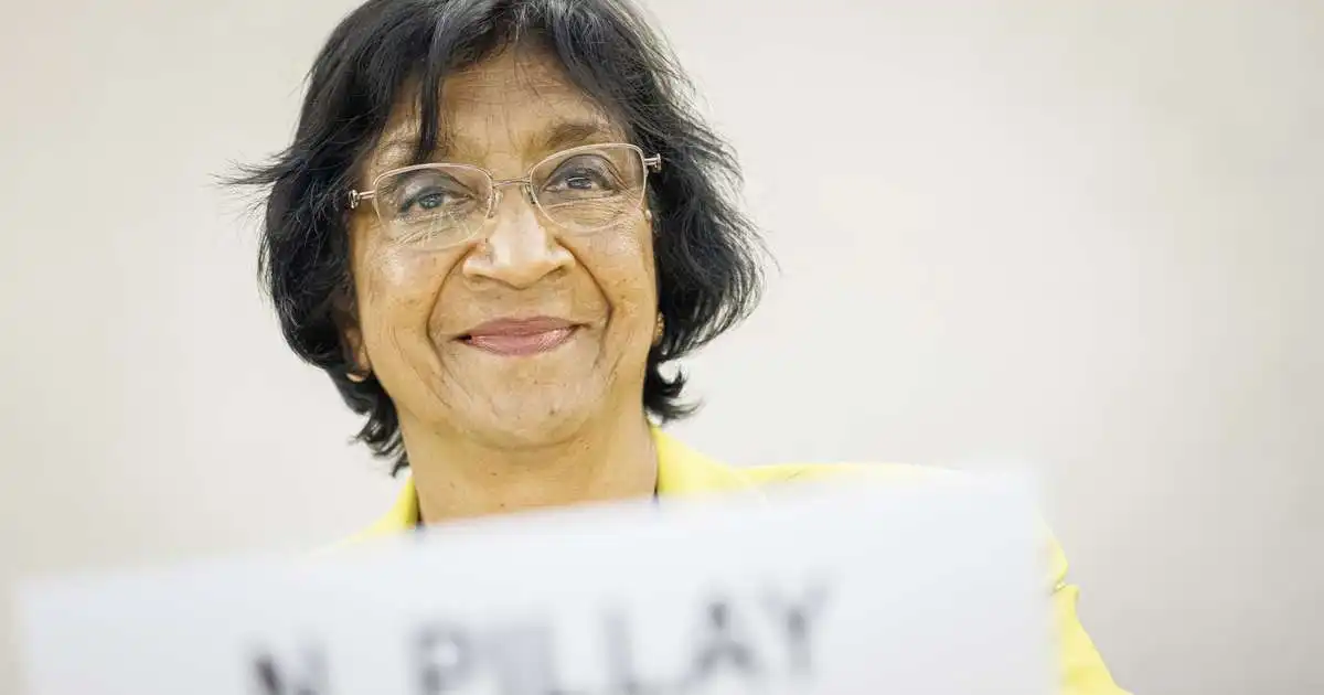 Pillay fær friðarverðlaun fyrir baráttu gegn stríðsglæpum og glæpum gegn mannúð