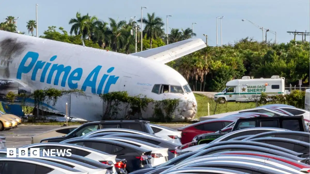 Probe begins into why Amazon cargo plane overran Miami runway