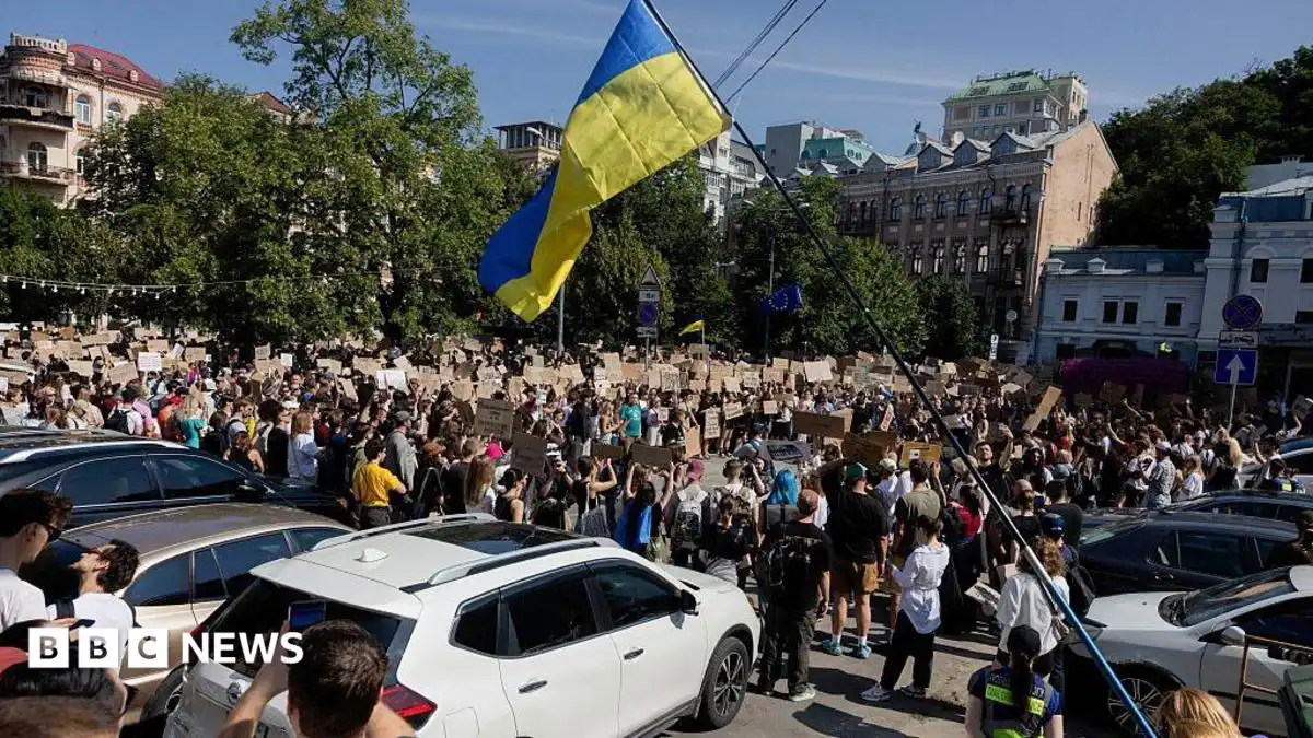 Protests in Ukraine's cities against Zelensky's removal of defence minister Fedorov