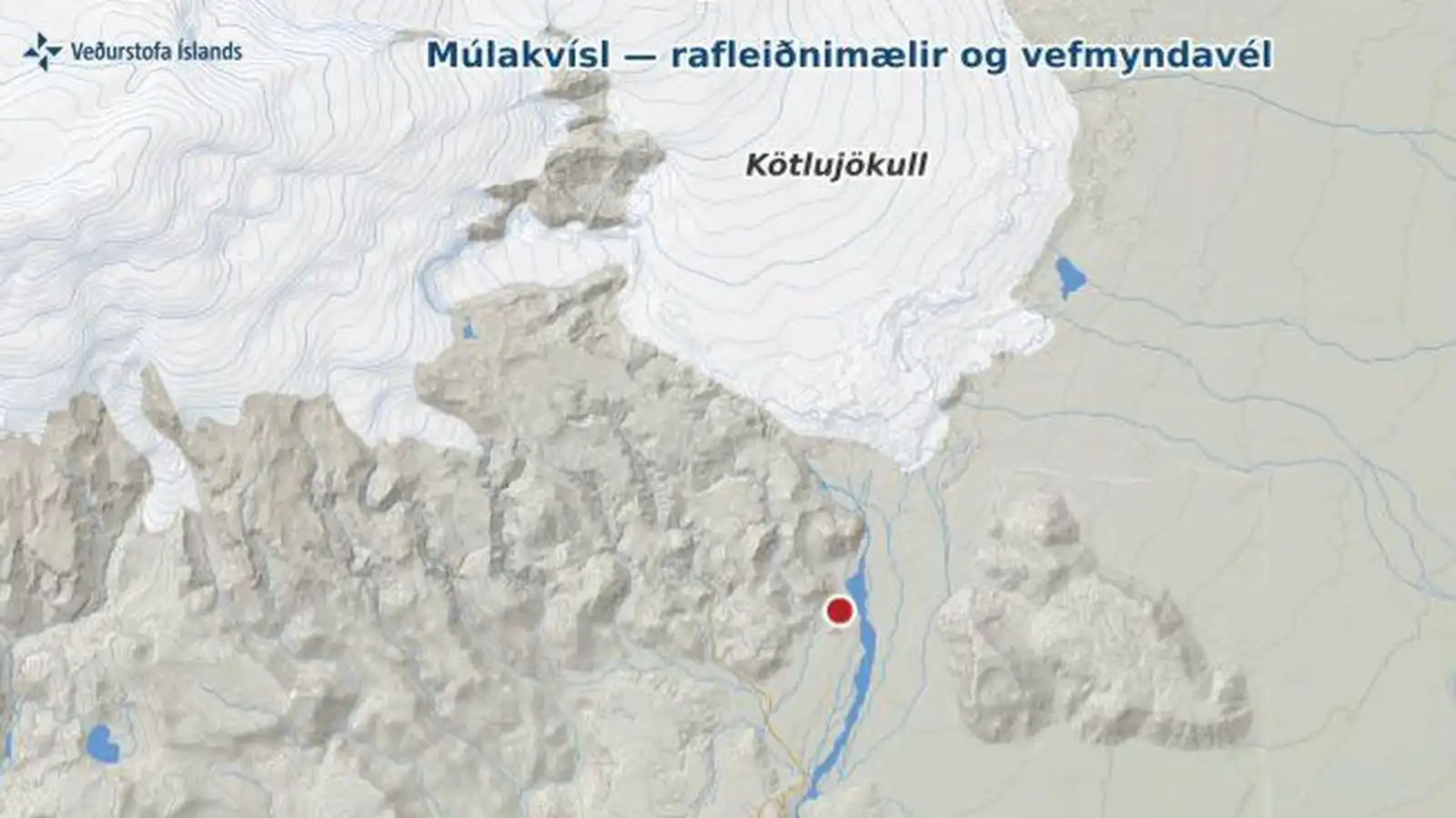 Raf­leiðni aukist skarpt í Múla­kvísl - Vísir
