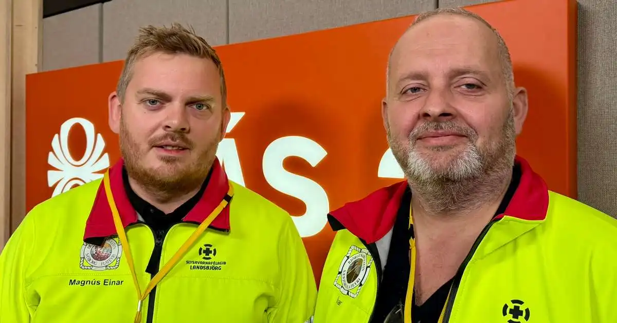 „Risastór, hvítur snjóveggur og allt í einu skall hann á glugganum hjá mér“