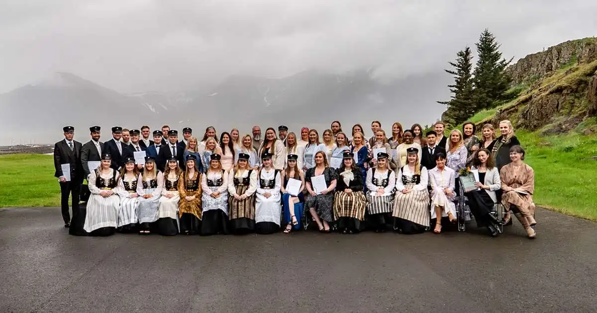 Rökkvi Hljómur lauk búfræðiprófi með 9,41 í einkunn
