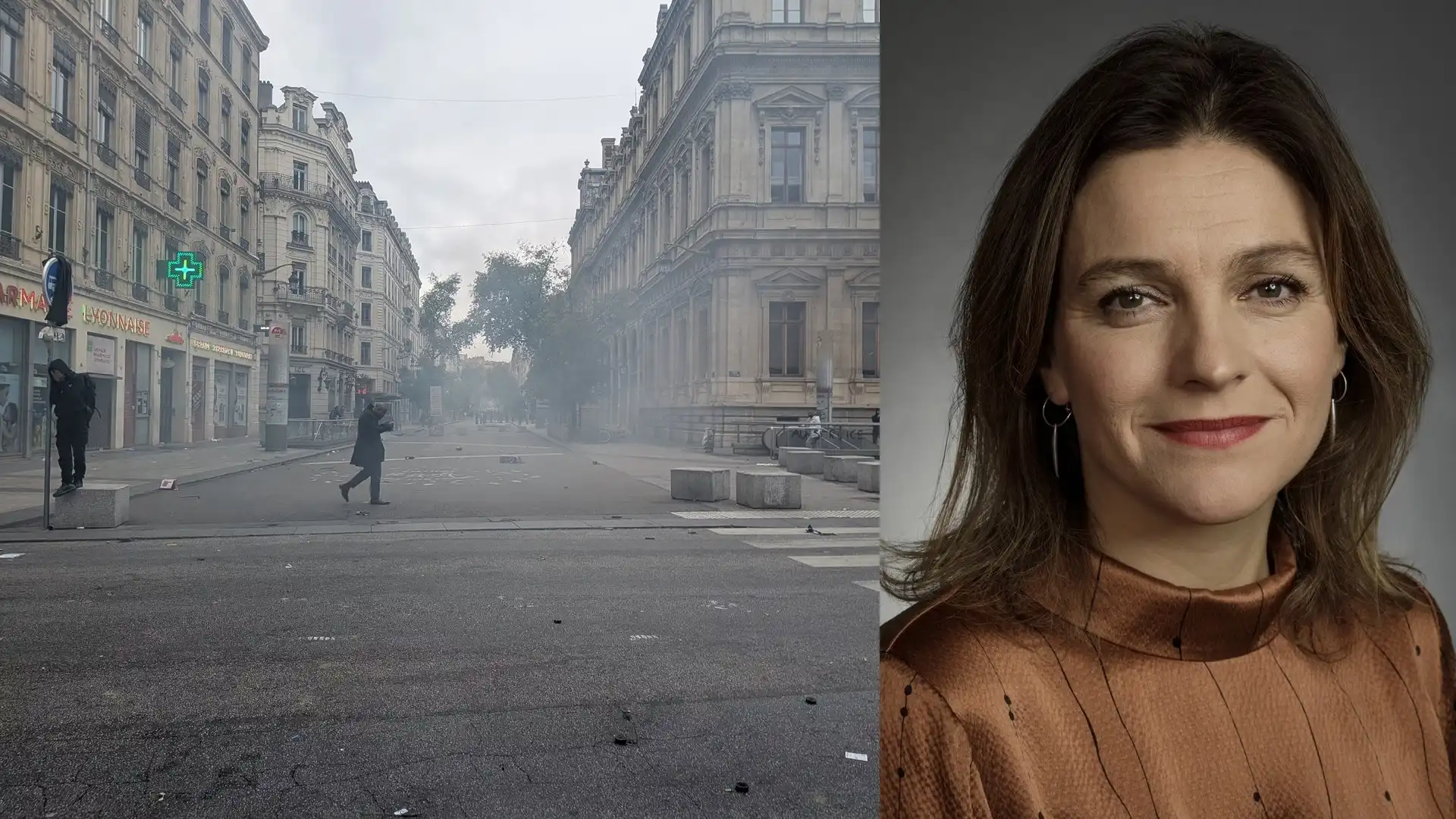 Rósa Björk gekk með mótmælendum í Frakklandi og gagnrýnir framgöngu lögreglu