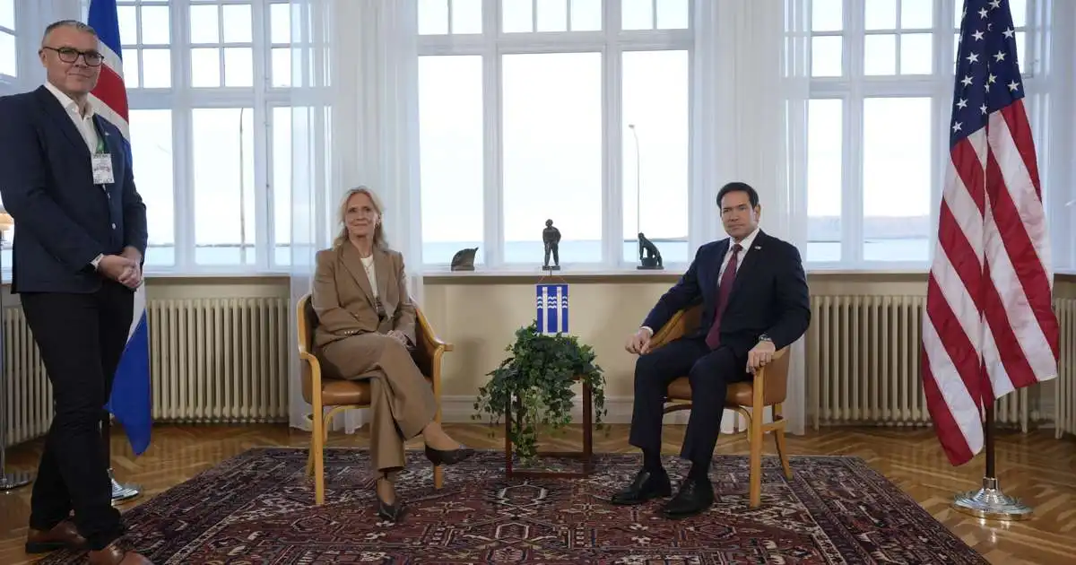 Rubio mættur í Höfða