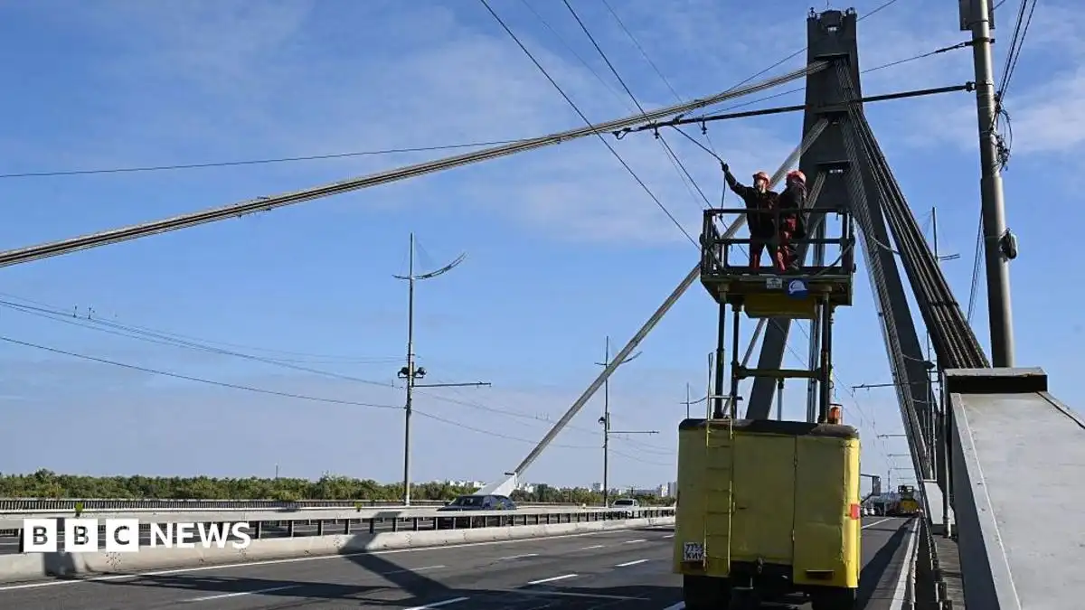 Russia hits second major bridge in Ukraine's capital Kyiv