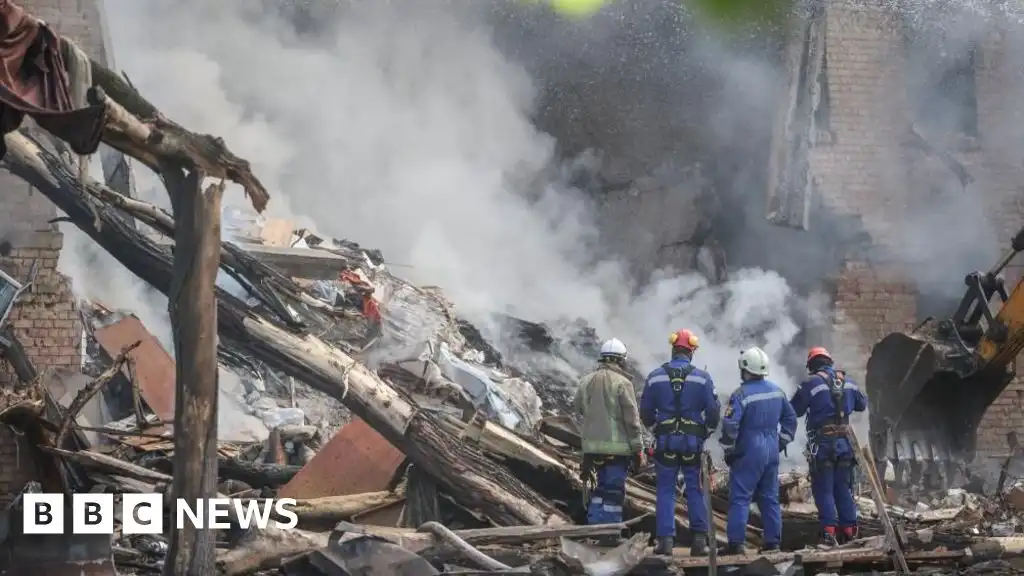 Russia-Ukraine war: Four dead and dozens injured in wave of strikes on Kyiv