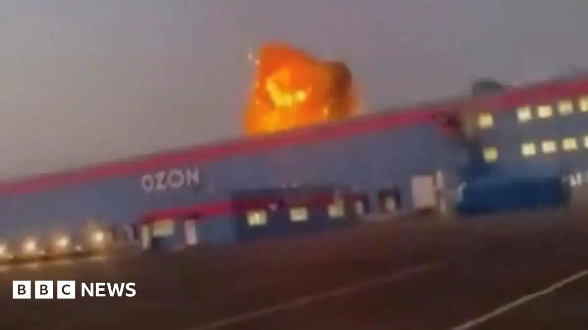 Russia's second-biggest online retailer Ozon targeted in Ukrainian strikes