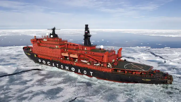 Rússneski ísbrjóturinn sagður áratugum á undan keppinautum sínum