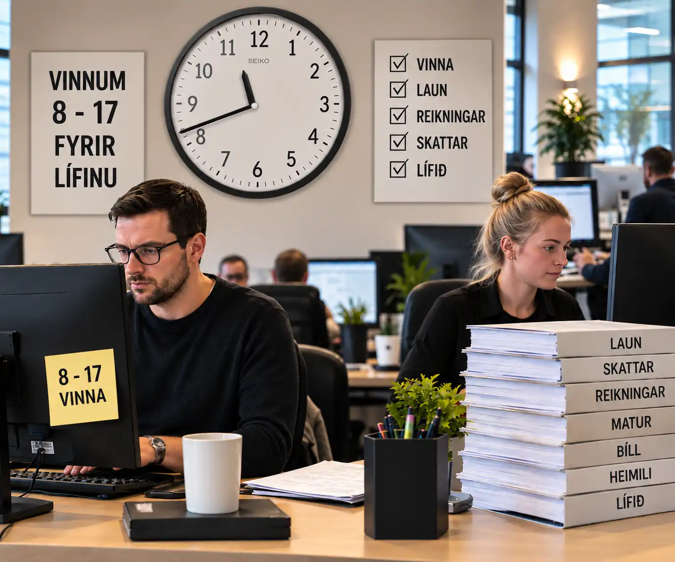 Segir launafólk vinna fyrir sköttum til kl. 11.41 - „Ríkisstjórnin talar eins og peningar ríkisins komi úr sérstakri uppsprettu“