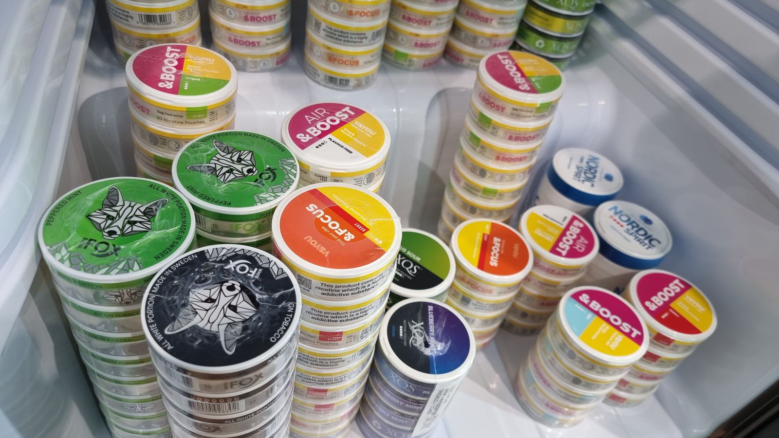 Seldu sex milljónir dósa af nikótínpúðum - Vísir