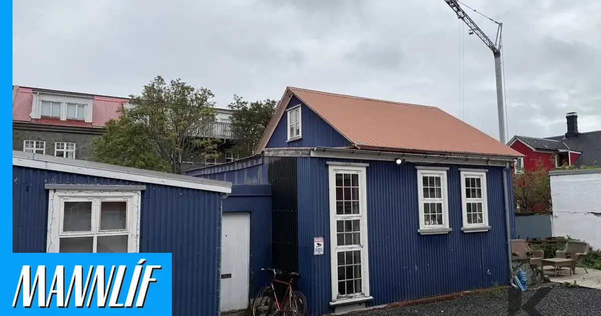 Selur timburhús á Laugavegi sem hefur séð betri daga