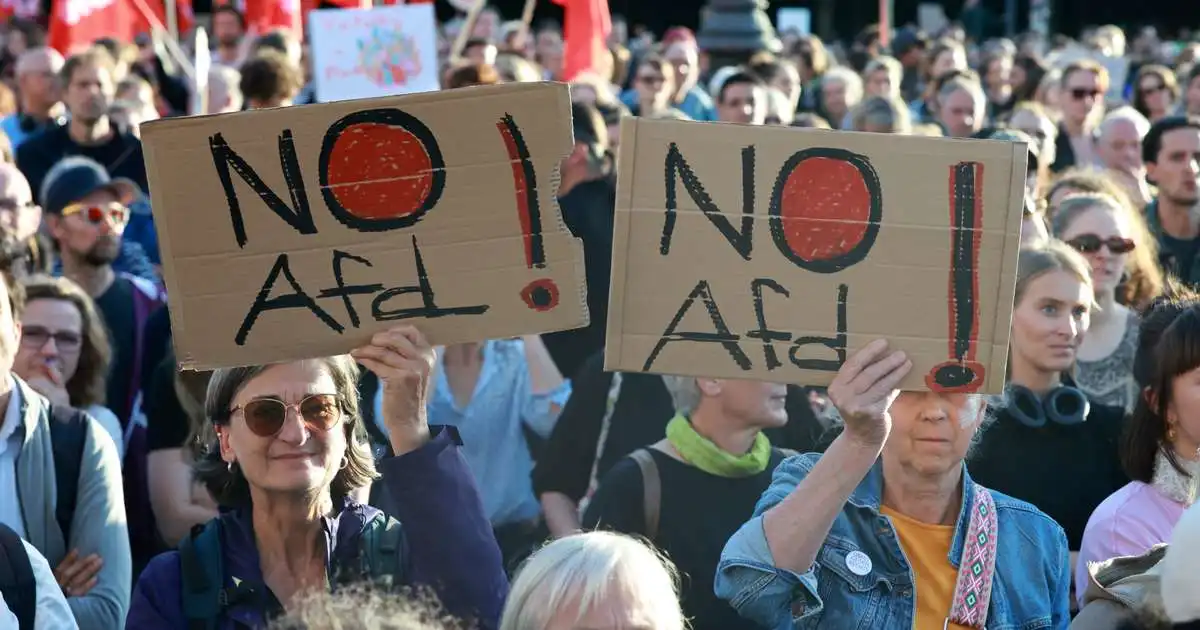 Sex af hverjum tíu kveðast uggandi yfir gengi Alternative für Deutschland
