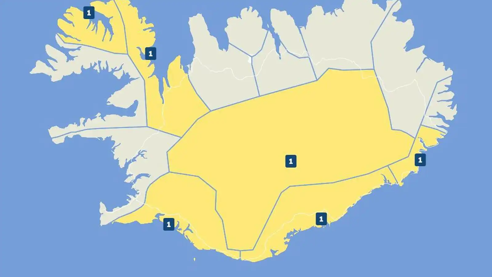 Sex skriðuviðvaranir í gildi - Vísir