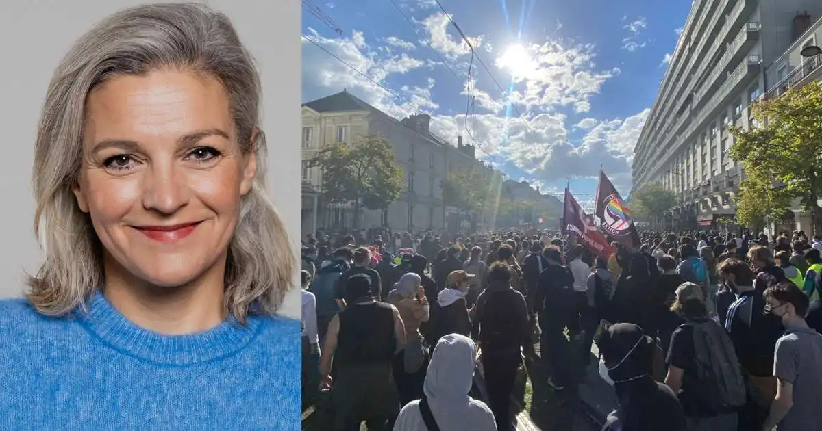 „Síðan tók lögregla upp á því að henda táragasi á fjöldann“