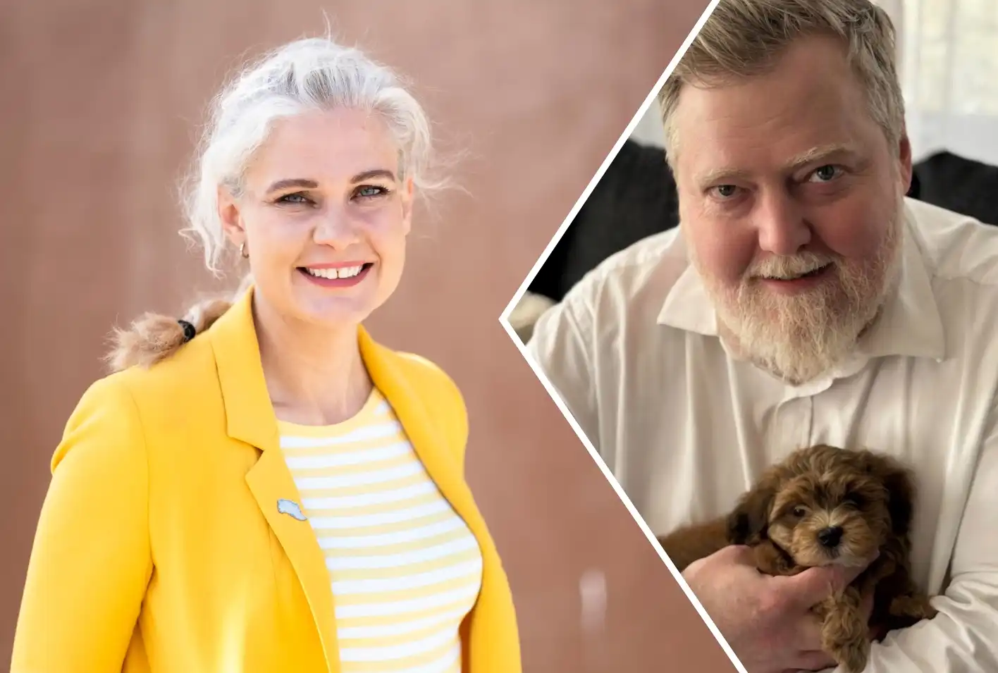 Sigmundur Davíð bræðir hjörtu með nýjum hvolpi – Karen kemur með einfalda kröfu - DV