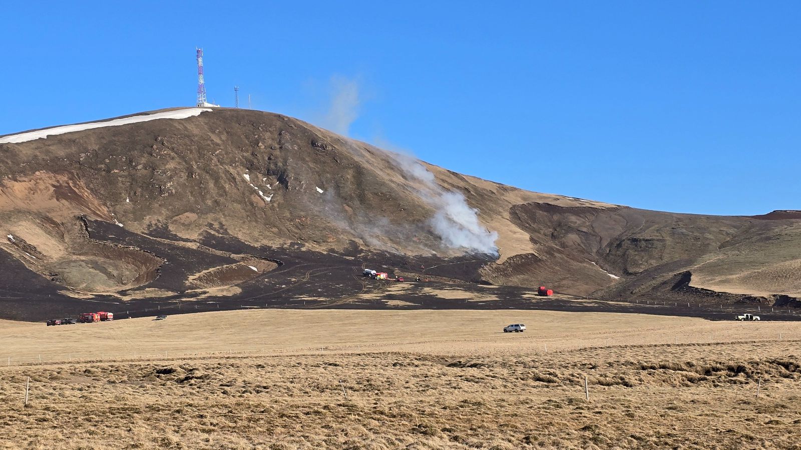 Sinueldur við Vík í Mýr­dal - Vísir